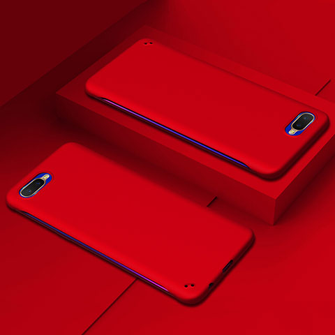 Oppo K1用ハードケース プラスチック 質感もマット カバー P02 Oppo レッド