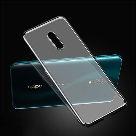 Oppo K3用極薄ケース プラスチック クリア透明 カバー Oppo ブラック