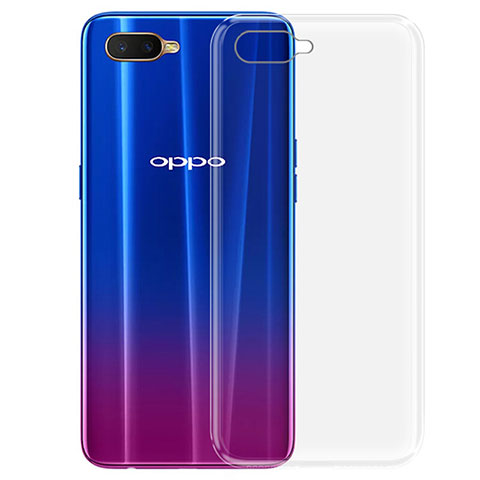 Oppo R17 Neo用極薄ソフトケース シリコンケース 耐衝撃 全面保護 クリア透明 Z03 Oppo クリア