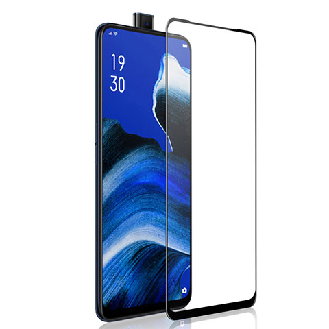 Oppo Reno2 Z用強化ガラス フル液晶保護フィルム F02 Oppo ブラック