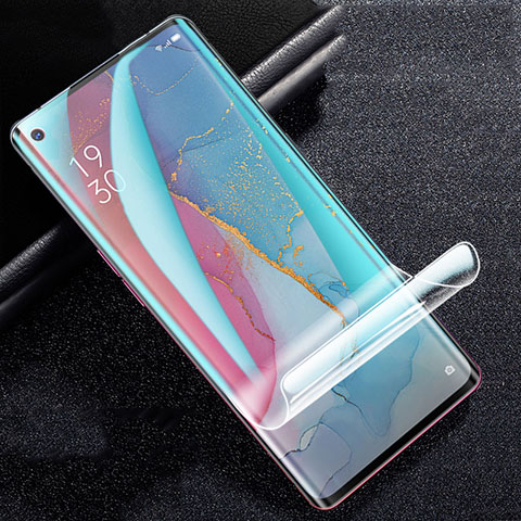 Oppo Reno3 Pro用高光沢 液晶保護フィルム フルカバレッジ画面 Oppo クリア