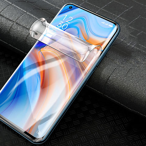 Oppo Reno4 Pro 5G用高光沢 液晶保護フィルム フルカバレッジ画面 Oppo クリア