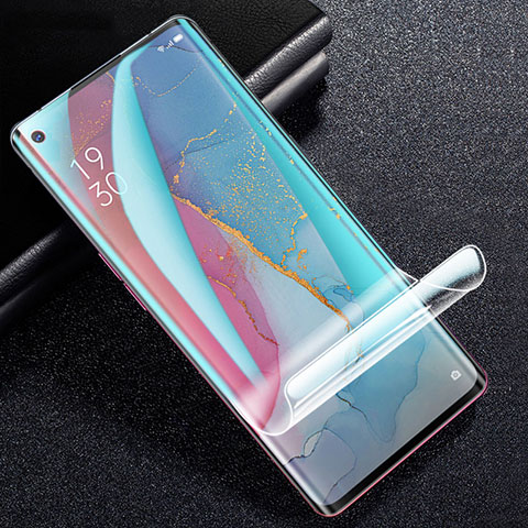 Oppo Reno4 Pro 5G用高光沢 液晶保護フィルム フルカバレッジ画面 F01 Oppo クリア