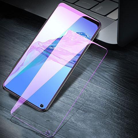 Oppo Reno7 A用アンチグレア ブルーライト 強化ガラス 液晶保護フィルム B01 Oppo クリア