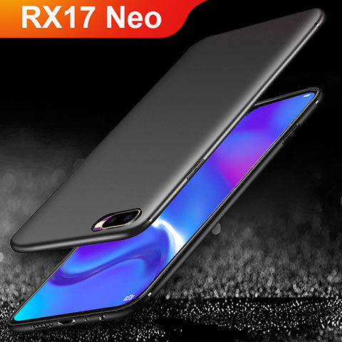 Oppo RX17 Neo用極薄ソフトケース シリコンケース 耐衝撃 全面保護 Oppo ブラック
