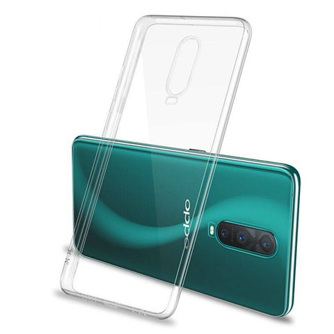 Oppo RX17 Pro用極薄ソフトケース シリコンケース 耐衝撃 全面保護 クリア透明 M04 Oppo クリア