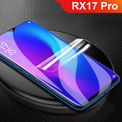 Oppo RX17 Pro用高光沢 液晶保護フィルム フルカバレッジ画面 Oppo クリア