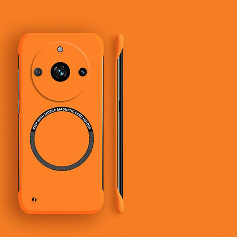 Realme 11 Pro 5G用ハードケース プラスチック 質感もマット フレームレス カバー Mag-Safe 磁気 Magnetic S02 Realme オレンジ
