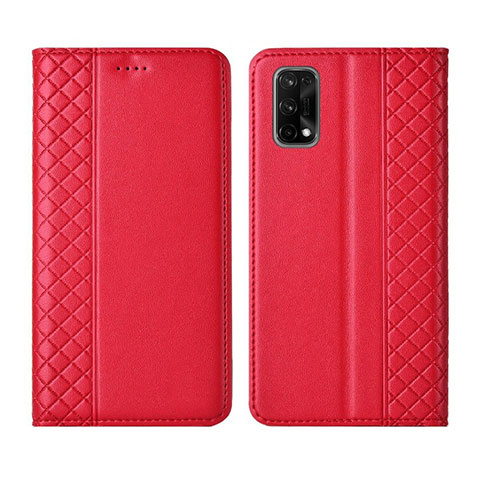 Realme X7 5G用手帳型 レザーケース スタンド カバー Realme レッド