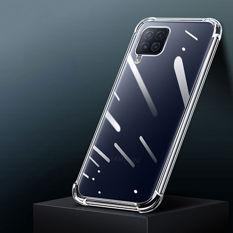 Samsung Galaxy A22 4G用極薄ソフトケース シリコンケース 耐衝撃 全面保護 クリア透明 T04 サムスン クリア
