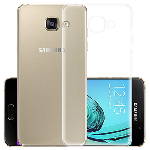 Samsung Galaxy A3 (2017) SM-A320F用極薄ソフトケース シリコンケース 耐衝撃 全面保護 クリア透明 カバー サムスン クリア