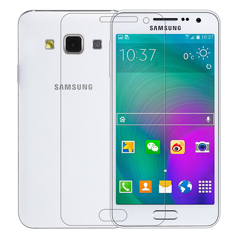 Samsung Galaxy A3 Duos SM-A300F用強化ガラス 液晶保護フィルム T01 サムスン クリア