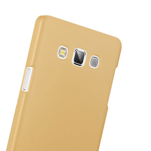 Samsung Galaxy A3 SM-300F用ハードケース プラスチック 質感もマット サムスン ゴールド