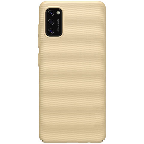 Samsung Galaxy A41用ハードケース プラスチック 質感もマット カバー M01 サムスン ゴールド