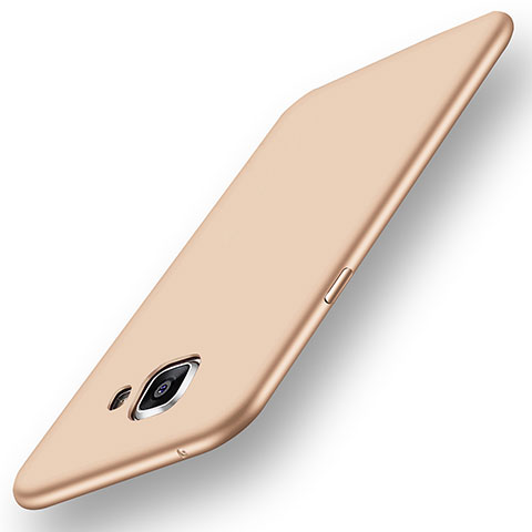Samsung Galaxy A5 (2016) SM-A510F用極薄ソフトケース シリコンケース 耐衝撃 全面保護 S01 サムスン ゴールド