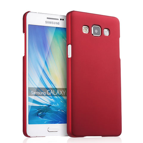 Samsung Galaxy A5 Duos SM-500F用ハードケース プラスチック 質感もマット サムスン レッド