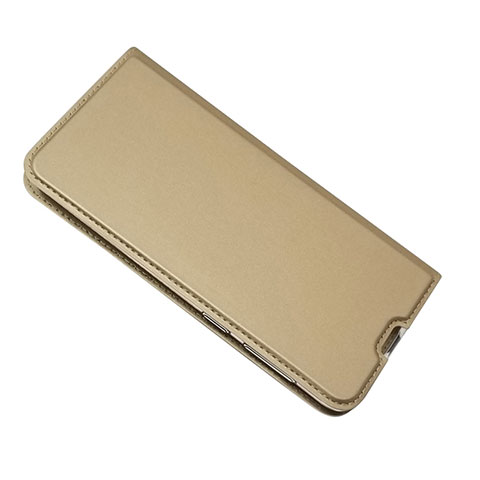Samsung Galaxy A50用手帳型 レザーケース スタンド カバー サムスン ゴールド