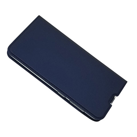 Samsung Galaxy A50用手帳型 レザーケース スタンド カバー サムスン ネイビー