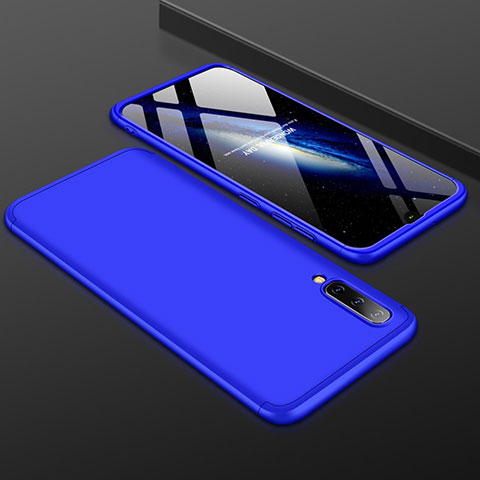 Samsung Galaxy A50用ハードケース プラスチック 質感もマット 前面と背面 360度 フルカバー サムスン ネイビー