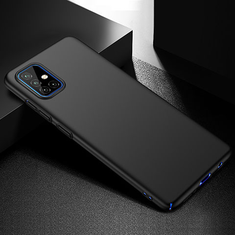 Samsung Galaxy A51 4G用ハードケース プラスチック 質感もマット カバー M01 サムスン ブラック