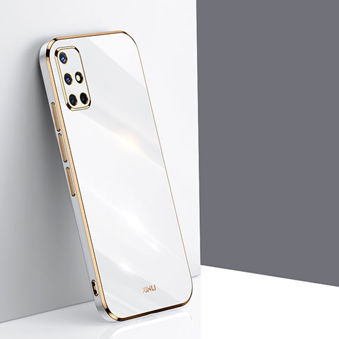 Samsung Galaxy A51 4G用極薄ソフトケース シリコンケース 耐衝撃 全面保護 XL1 サムスン ホワイト