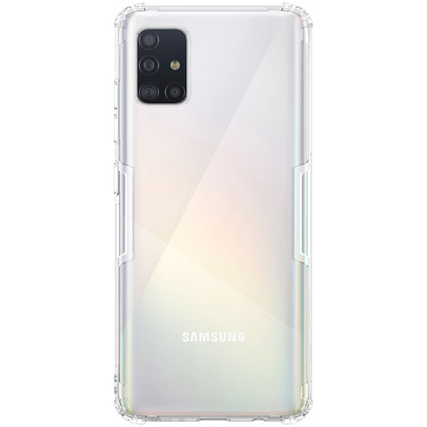 Samsung Galaxy A51 5G用極薄ソフトケース シリコンケース 耐衝撃 全面保護 クリア透明 カバー サムスン クリア