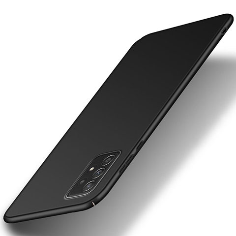 Samsung Galaxy A52 4G用ハードケース プラスチック 質感もマット カバー YK1 サムスン ブラック