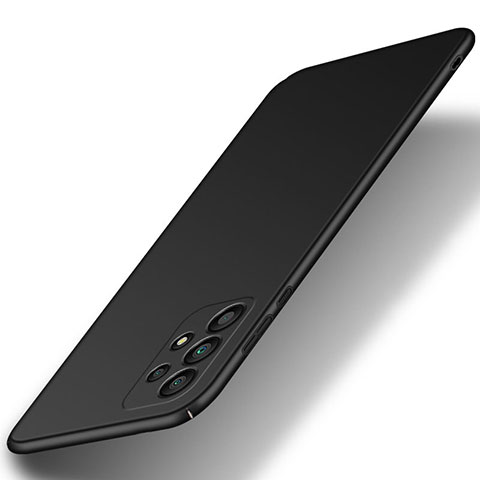 Samsung Galaxy A53 5G用ハードケース プラスチック 質感もマット カバー YK1 サムスン ブラック