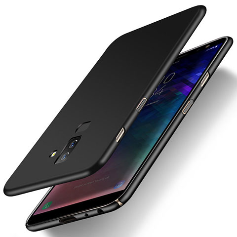 Samsung Galaxy A6 Plus (2018)用ハードケース プラスチック 質感もマット M04 サムスン ブラック