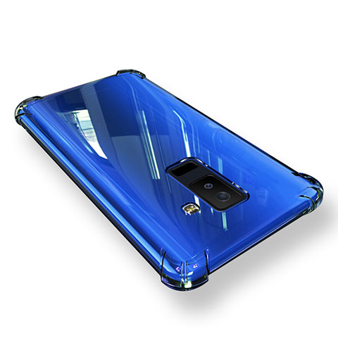 Samsung Galaxy A6 Plus用極薄ソフトケース シリコンケース 耐衝撃 全面保護 クリア透明 T03 サムスン クリア