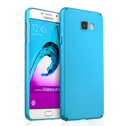 Samsung Galaxy A7 (2016) A7100用ハードケース プラスチック 質感もマット サムスン ブルー