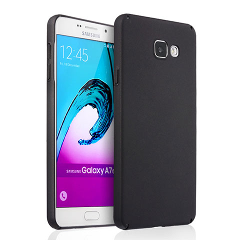 Samsung Galaxy A7 (2016) A7100用ハードケース プラスチック 質感もマット サムスン ブラック