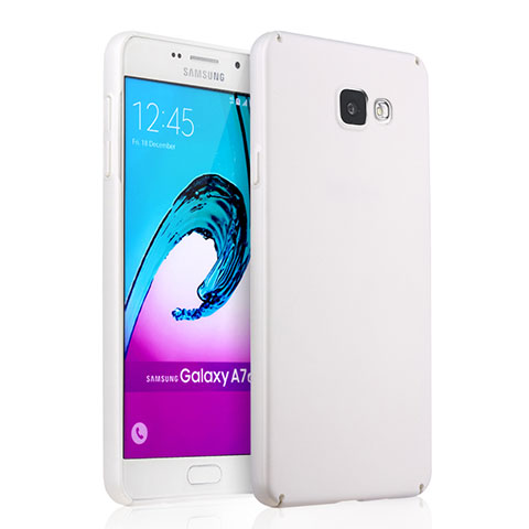 Samsung Galaxy A7 (2016) A7100用ハードケース プラスチック 質感もマット サムスン ホワイト