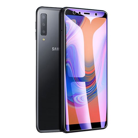 Samsung Galaxy A7 (2018) A750用アンチグレア ブルーライト 強化ガラス 液晶保護フィルム サムスン クリア