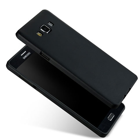 Samsung Galaxy A7 Duos SM-A700F A700FD用極薄ソフトケース シリコンケース 耐衝撃 全面保護 サムスン ブラック