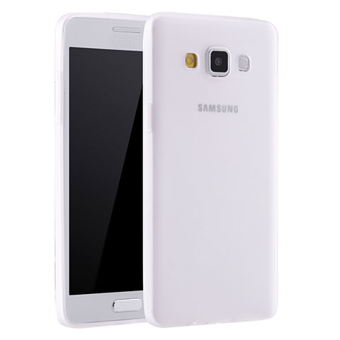 Samsung Galaxy A7 Duos SM-A700F A700FD用極薄ソフトケース シリコンケース 耐衝撃 全面保護 S01 サムスン ホワイト