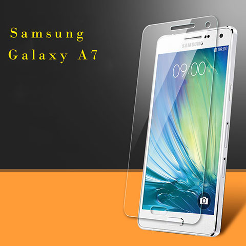 Samsung Galaxy A7 Duos SM-A700F A700FD用強化ガラス 液晶保護フィルム サムスン クリア