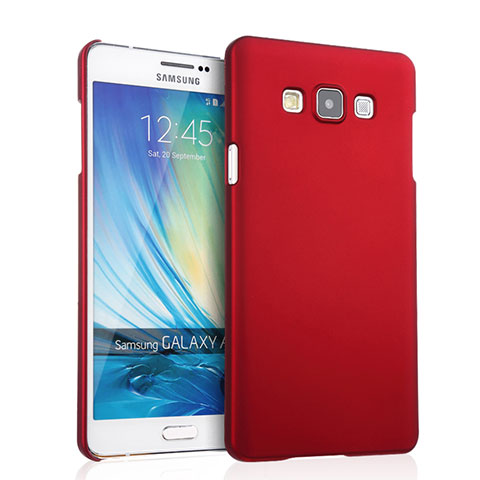 Samsung Galaxy A7 SM-A700用ハードケース プラスチック 質感もマット サムスン レッド