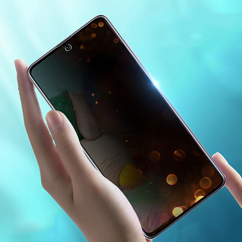 Samsung Galaxy A71 4G A715用反スパイ 強化ガラス 液晶保護フィルム サムスン クリア
