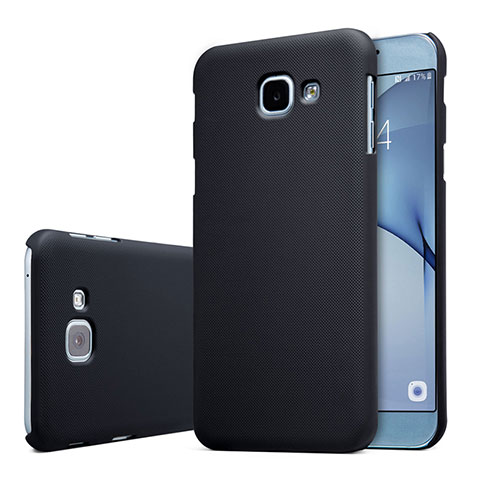 Samsung Galaxy A8 (2016) A8100 A810F用ハードケース プラスチック 質感もマット M01 サムスン ブラック