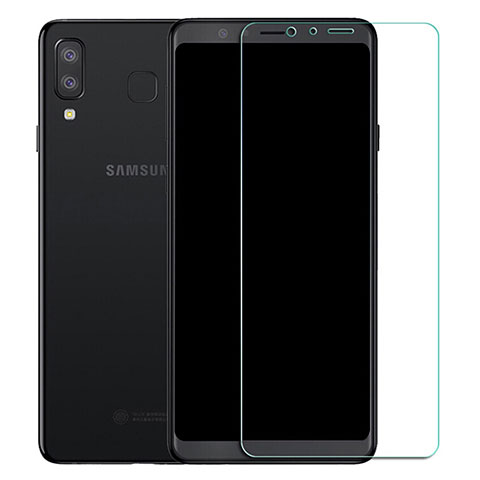 Samsung Galaxy A8 Star用強化ガラス 液晶保護フィルム T02 サムスン クリア