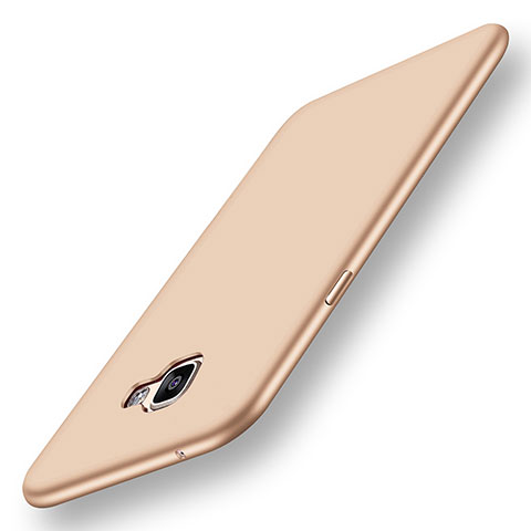Samsung Galaxy A9 (2016) A9000用極薄ソフトケース シリコンケース 耐衝撃 全面保護 S01 サムスン ゴールド