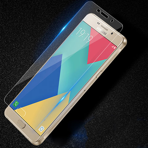 Samsung Galaxy A9 (2016) A9000用強化ガラス 液晶保護フィルム T01 サムスン クリア