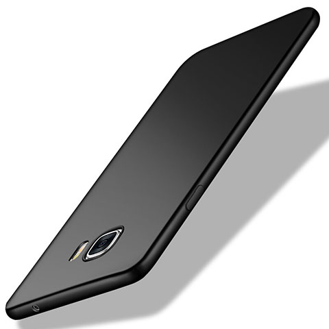 Samsung Galaxy C5 Pro C5010用極薄ソフトケース シリコンケース 耐衝撃 全面保護 サムスン ブラック