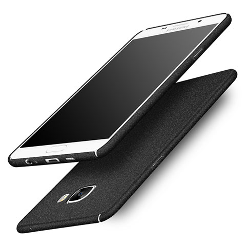 Samsung Galaxy C5 SM-C5000用ハードケース カバー プラスチック サムスン ブラック
