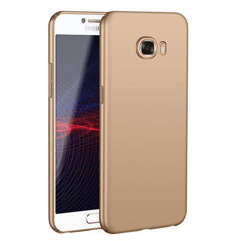 Samsung Galaxy C5 SM-C5000用ハードケース プラスチック 質感もマット M02 サムスン ゴールド