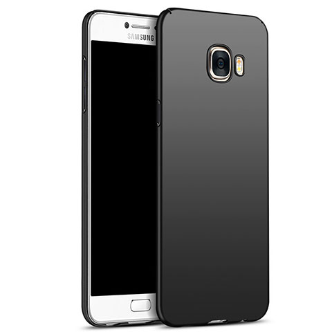 Samsung Galaxy C5 SM-C5000用ハードケース プラスチック 質感もマット M05 サムスン ブラック