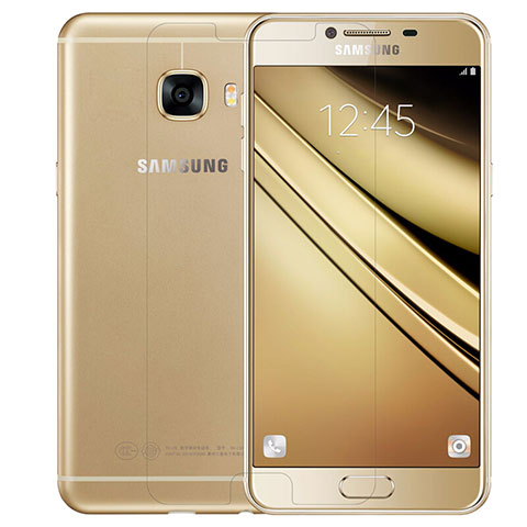 Samsung Galaxy C5 SM-C5000用強化ガラス 液晶保護フィルム T04 サムスン クリア
