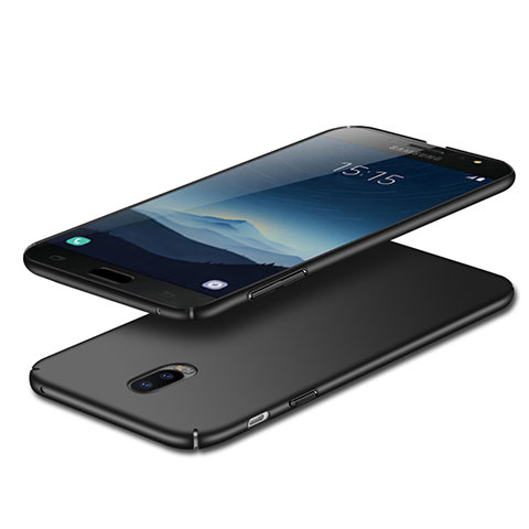 Samsung Galaxy C7 (2017)用ハードケース プラスチック 質感もマット M02 サムスン ブラック