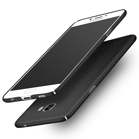 Samsung Galaxy C7 Pro C7010用ハードケース カバー プラスチック サムスン ブラック